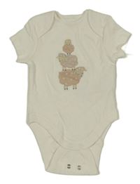 Bílé body s ovečkami Primark