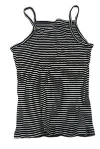 Černo-bílý pruhovaný top Primark