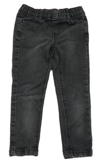 Tmavošedé skinny rifle Kiabi