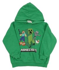 Zelená mikina s kapucí - Minecraft H&M