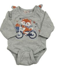 Šedé body s liškou 