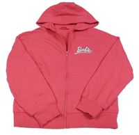 Fuchsiová propínací mikina s kapucí - Barbie 