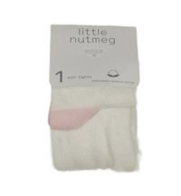 Nové - bílo-růžové punčocháče Nutmeg
