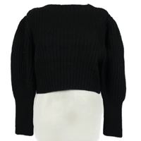 Dámský černý crop vlněný svetr Topshop 