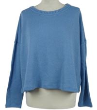 Dámský světlemodrý crop svetr M&S