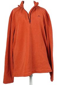 Pánská červená fleecová funkční mikina Quechua 