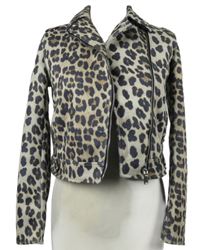 Dámský béžovo-hnědý vzorovaný semišový crop křivák Primark