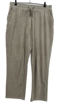 Dámské béžové sametové kalhoty C&A