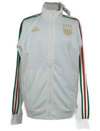 Nové - Pánská bílá sportovní funkční propínací mikina s erbem Adidas 