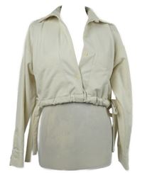 Dámská smetanová crop halenka Zara 