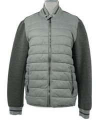 Pánská šedá teplákovo/šusťáková bunda Volcano