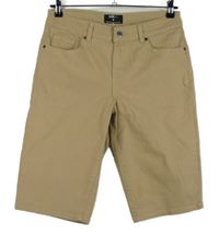 Dámské béžové plátěné dlouhé kraťasy TU 