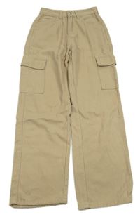 Béžové cargo rifle Shein