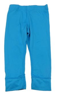 Tyrkysové sportovní legíny Crane