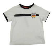 Bílo-černý fotbalový dres Deutschland H&M