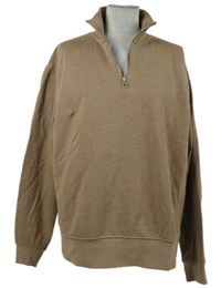 Pánská béžová mikina s rolákem Zara