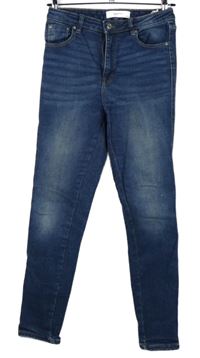 Dámské tmavomodré rifle Reserved