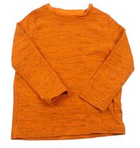 Oranžové melírované triko Tu