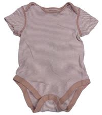 Růžovo-bílé pruhované body M&S