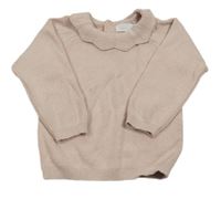 Světlerůžový svetr s límečkem Primark