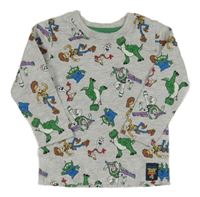 Šedé triko s postavami - Toy story Disney