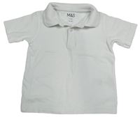 Bílé polo tričko M&S