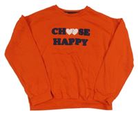 Červená mikina s nápisem Okaidi 