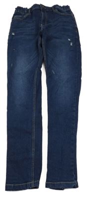 Tmavomodré rifle s prošoupáním zn.l Mana