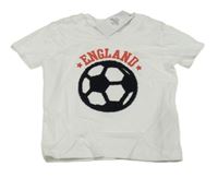 Nové - Bílé tričko s míčem Primark