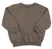 Hnědá oversize mikina George 