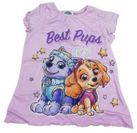 Světlerůžová tunika s PAW PATROL nickelodeon