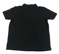 Černé polo tričko Tu