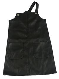 Černé koženkové šaty PRIMARK