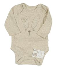 Světlebéžovo/šedé melírované body se zajíčkem Mothercare