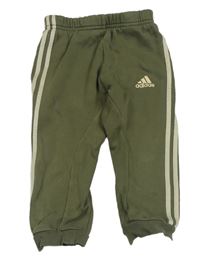 Khaki tepláky Adidas