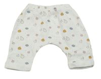 Bílé turecké tepláky s ovocem Vertbaudet