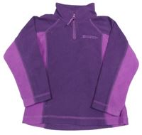 Purpurovo-borůvková fleecová funkční mikina MOUNTAIN WAREHOUSE