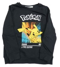Antracitová mikina s Pikachu Primark