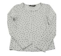 Bílé puntíkaté žebrované triko Primark