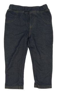 Tmavomodré tregíny rifllového vzhledu