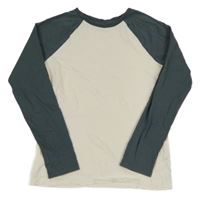 Smetanovo-tmavošedé triko George