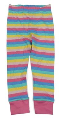 Růžové pruhované pyžamové kalhoty Dunnes