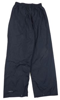 Tmavomodré šusťákové nepromokavé funkční kalhoty Mountain Warehouse