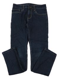 Tmavomodré skinny rifle C&A