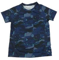 Tmavomodré army sportovní tričko M&S