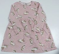 Světlerůžové šaty s králíky H&M