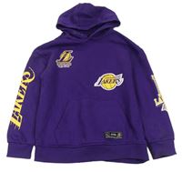 Fialová mikina s nápisy a kapucí - Lakers - NBA Primark