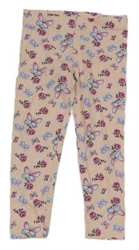Světlerůžové legíny s motýlky Primark