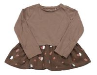 Hnědá tunika se vzorem S. Oliver
