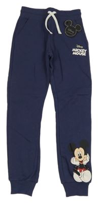 Nové - tmavomodré tepláky s Mickeym Disney